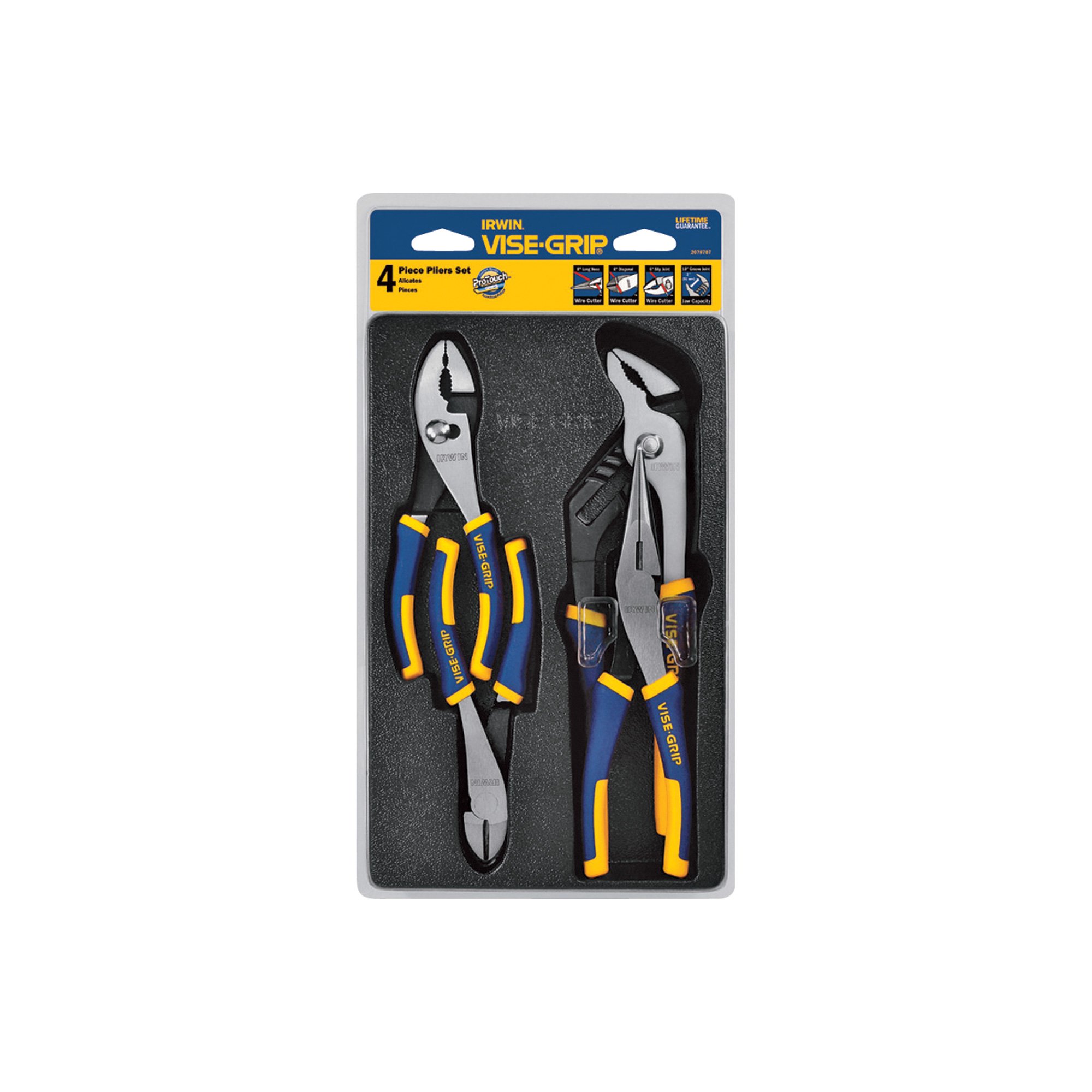 Irwin Vise-Grip Pliers — 4-Pc. Set, Model# 2078707